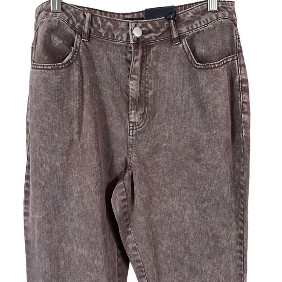 VERSONA Modern Flare Brown Wash Boho Western Jeans - Picture 2 of 13